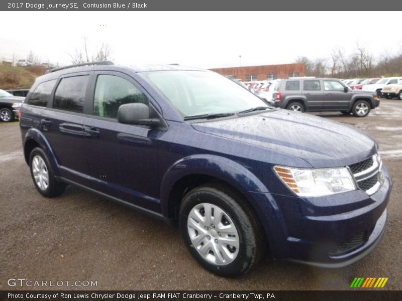 Contusion Blue / Black 2017 Dodge Journey SE