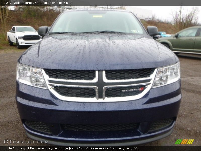 Contusion Blue / Black 2017 Dodge Journey SE