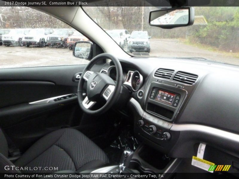 Contusion Blue / Black 2017 Dodge Journey SE