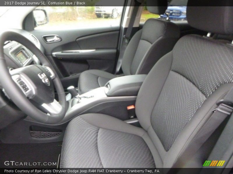 Contusion Blue / Black 2017 Dodge Journey SE