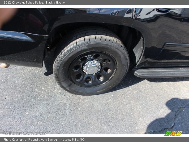 Black / Ebony 2012 Chevrolet Tahoe Police