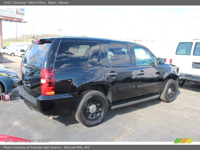 Black / Ebony 2012 Chevrolet Tahoe Police