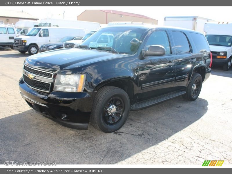 Black / Ebony 2012 Chevrolet Tahoe Police