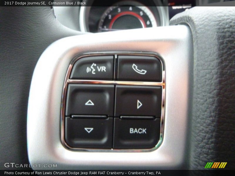 Contusion Blue / Black 2017 Dodge Journey SE