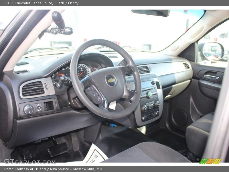 Black / Ebony 2012 Chevrolet Tahoe Police