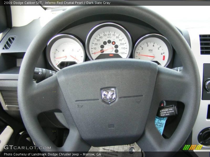 Inferno Red Crystal Pearl / Dark Slate Gray 2009 Dodge Caliber SXT