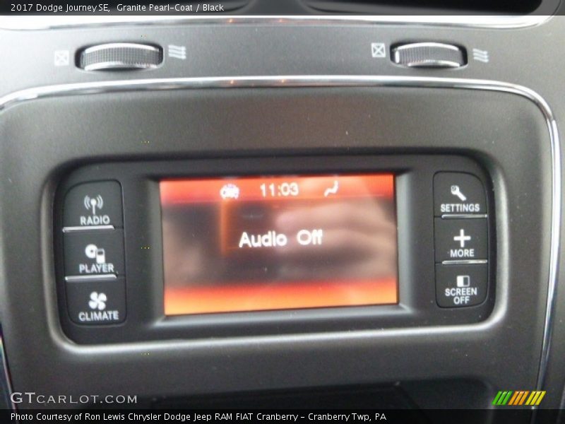 Granite Pearl-Coat / Black 2017 Dodge Journey SE