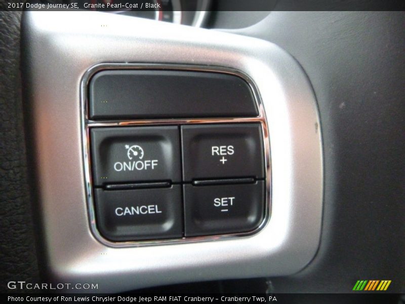 Granite Pearl-Coat / Black 2017 Dodge Journey SE