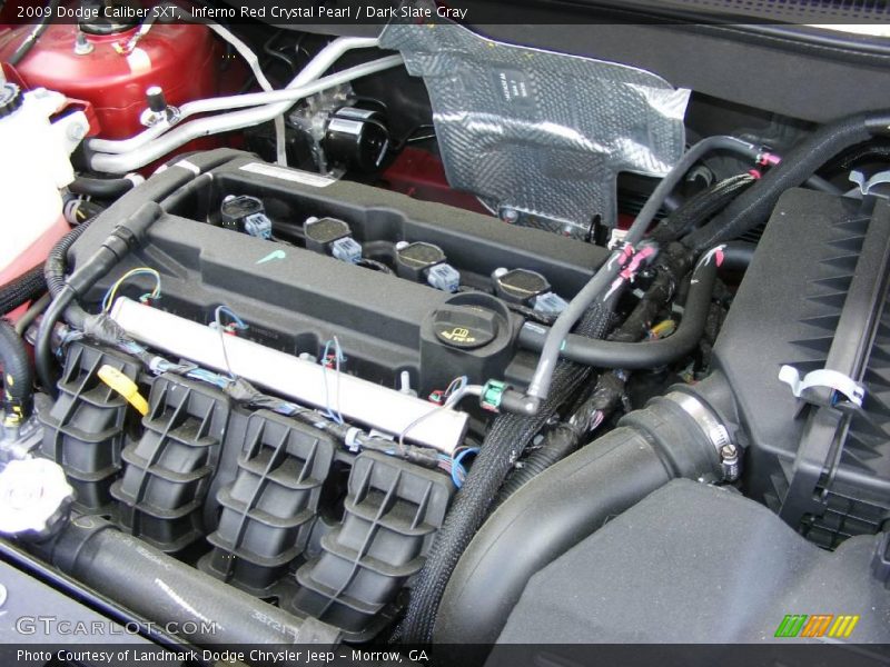 Inferno Red Crystal Pearl / Dark Slate Gray 2009 Dodge Caliber SXT