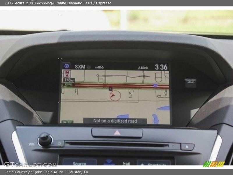 White Diamond Pearl / Espresso 2017 Acura MDX Technology