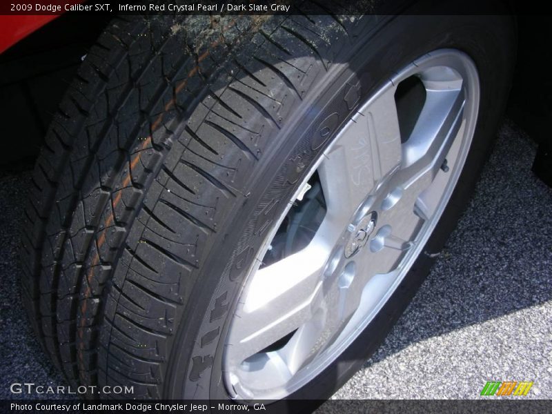 Inferno Red Crystal Pearl / Dark Slate Gray 2009 Dodge Caliber SXT