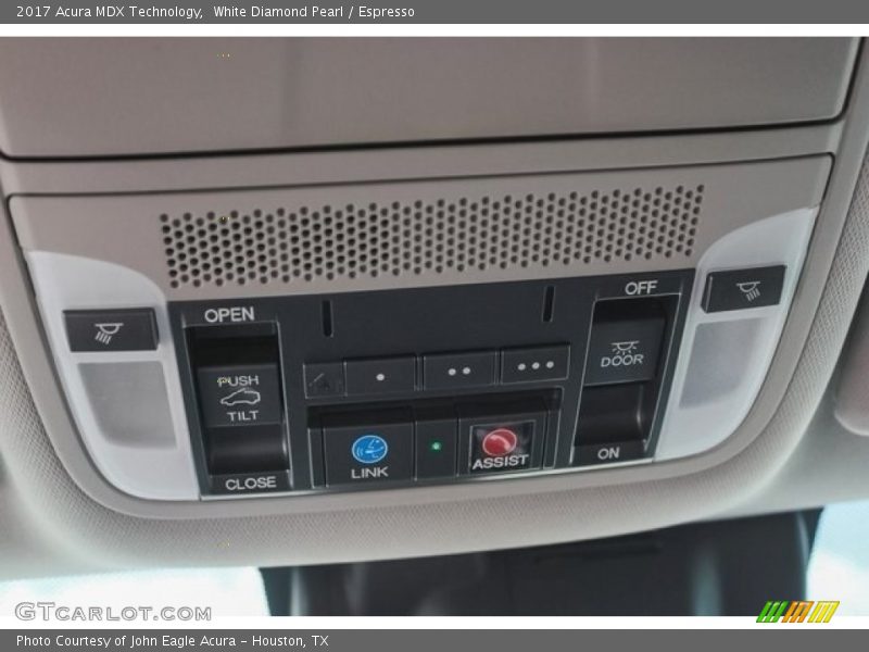 White Diamond Pearl / Espresso 2017 Acura MDX Technology