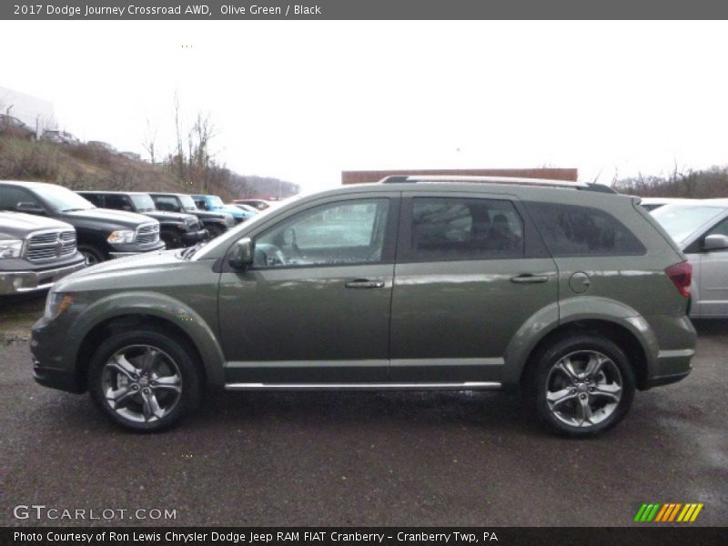 Olive Green / Black 2017 Dodge Journey Crossroad AWD