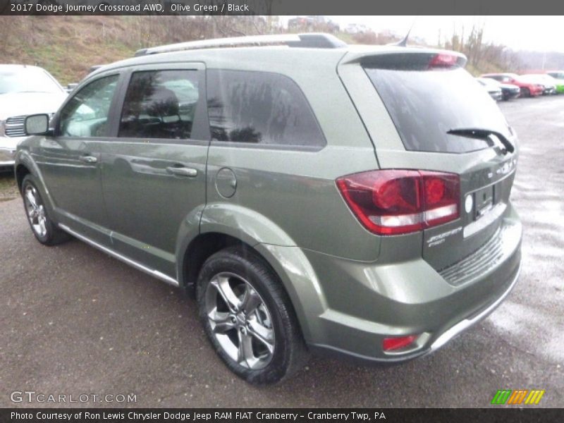 Olive Green / Black 2017 Dodge Journey Crossroad AWD