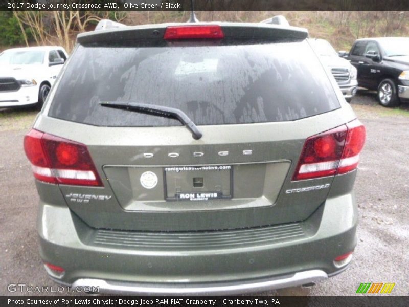 Olive Green / Black 2017 Dodge Journey Crossroad AWD