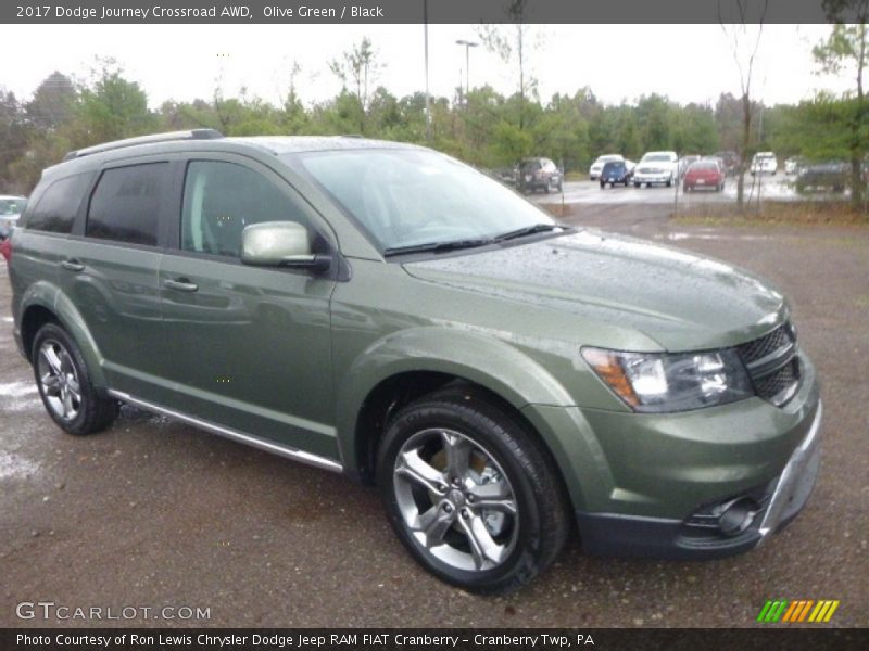 Olive Green / Black 2017 Dodge Journey Crossroad AWD