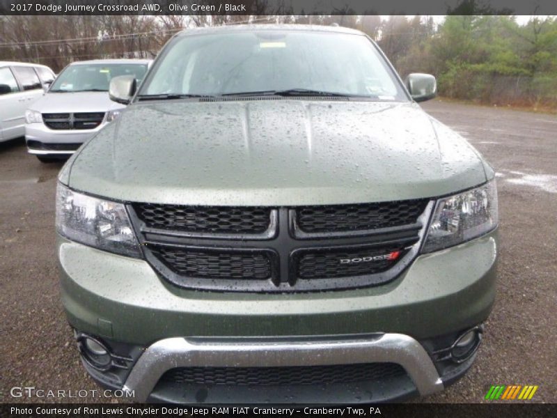 Olive Green / Black 2017 Dodge Journey Crossroad AWD