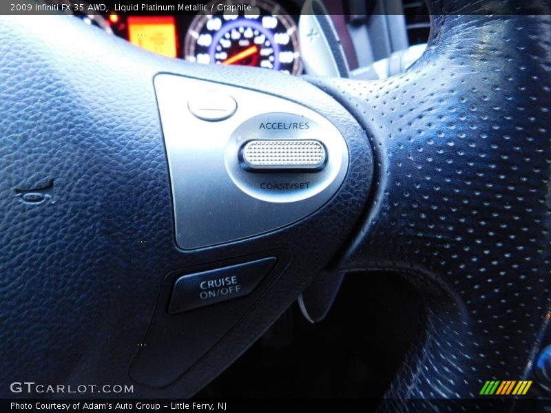 Liquid Platinum Metallic / Graphite 2009 Infiniti FX 35 AWD