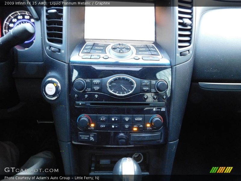Liquid Platinum Metallic / Graphite 2009 Infiniti FX 35 AWD