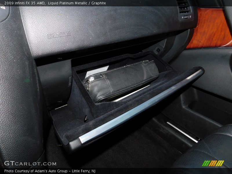 Liquid Platinum Metallic / Graphite 2009 Infiniti FX 35 AWD