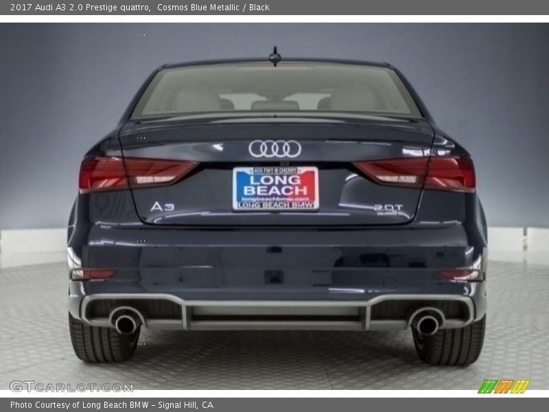 Cosmos Blue Metallic / Black 2017 Audi A3 2.0 Prestige quattro