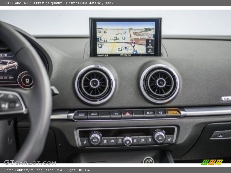 Navigation of 2017 A3 2.0 Prestige quattro