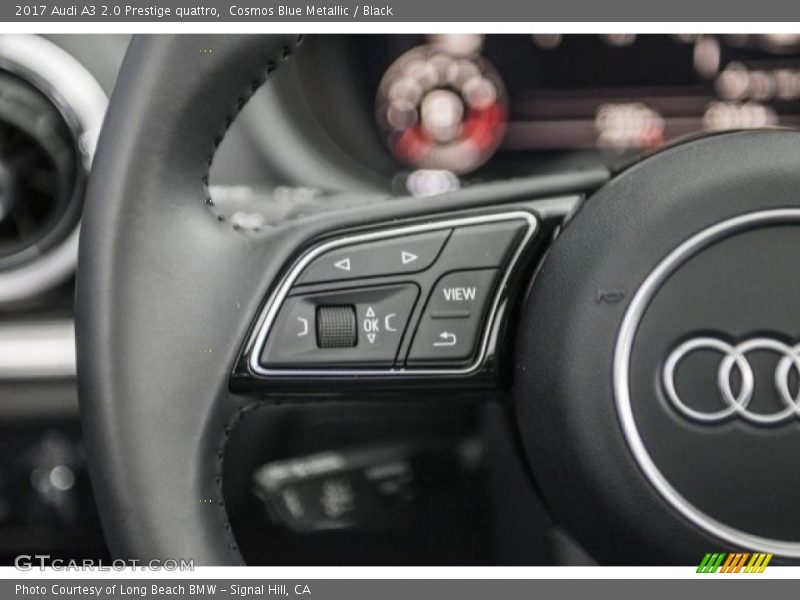 Cosmos Blue Metallic / Black 2017 Audi A3 2.0 Prestige quattro