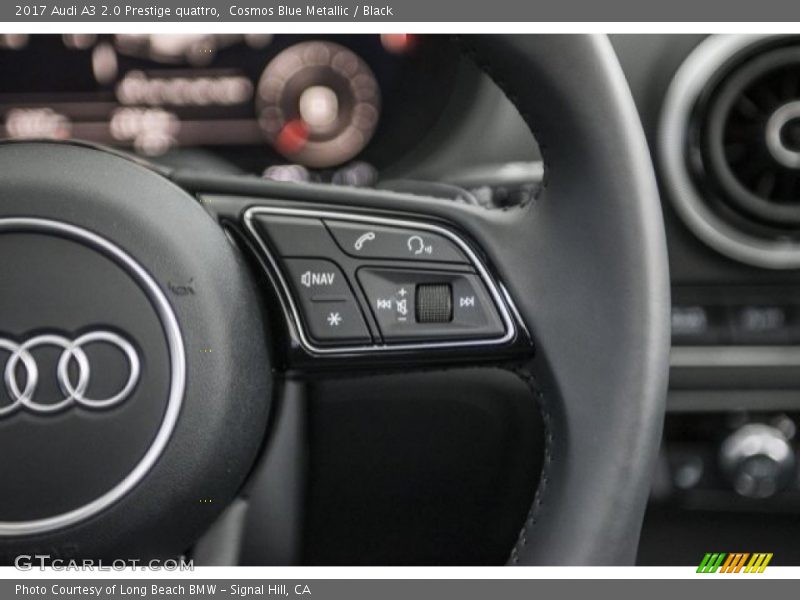 Cosmos Blue Metallic / Black 2017 Audi A3 2.0 Prestige quattro