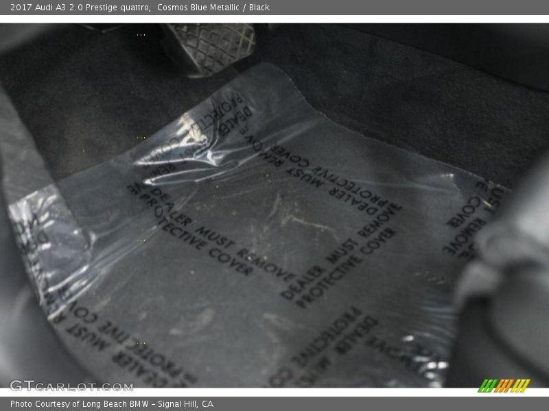 Cosmos Blue Metallic / Black 2017 Audi A3 2.0 Prestige quattro