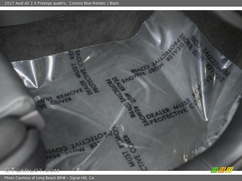 Cosmos Blue Metallic / Black 2017 Audi A3 2.0 Prestige quattro