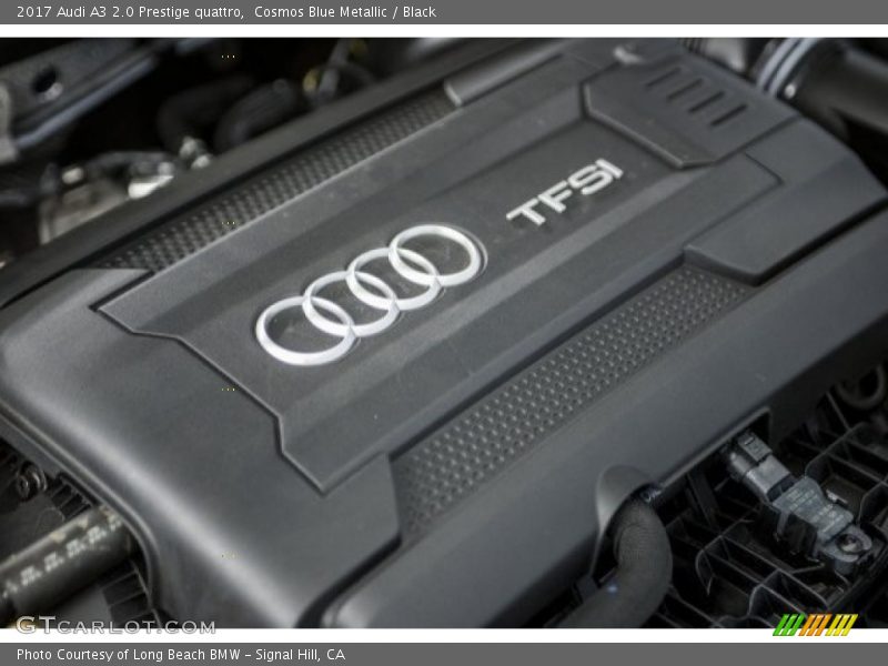 Cosmos Blue Metallic / Black 2017 Audi A3 2.0 Prestige quattro