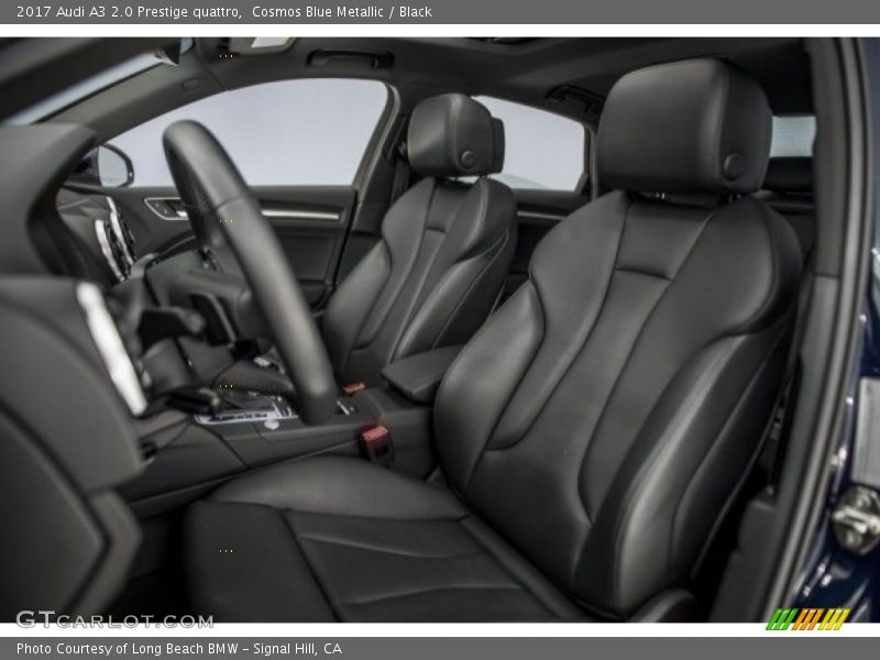 Front Seat of 2017 A3 2.0 Prestige quattro
