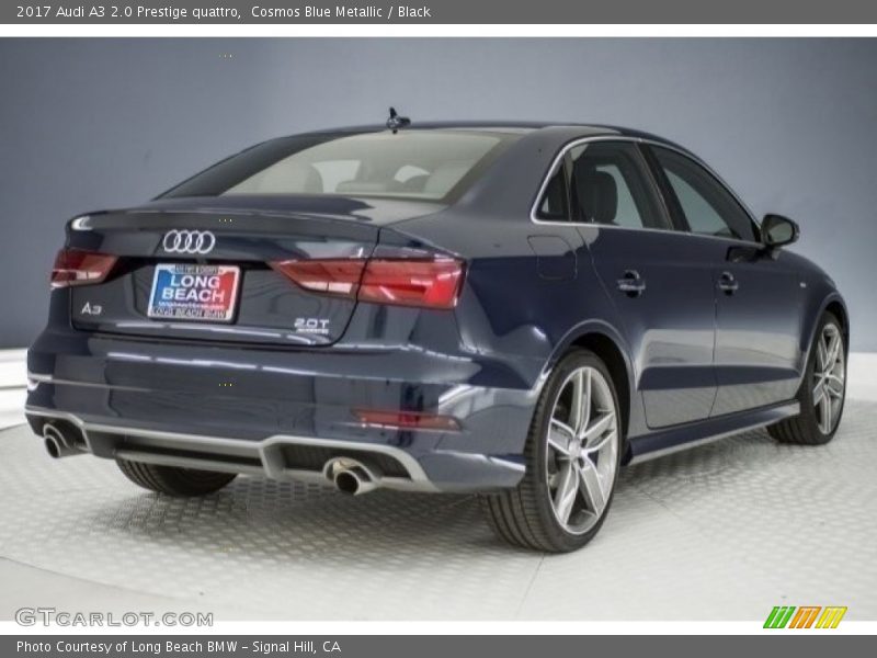 Cosmos Blue Metallic / Black 2017 Audi A3 2.0 Prestige quattro