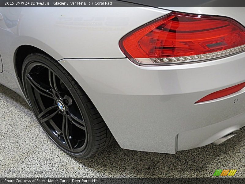 Glacier Silver Metallic / Coral Red 2015 BMW Z4 sDrive35is
