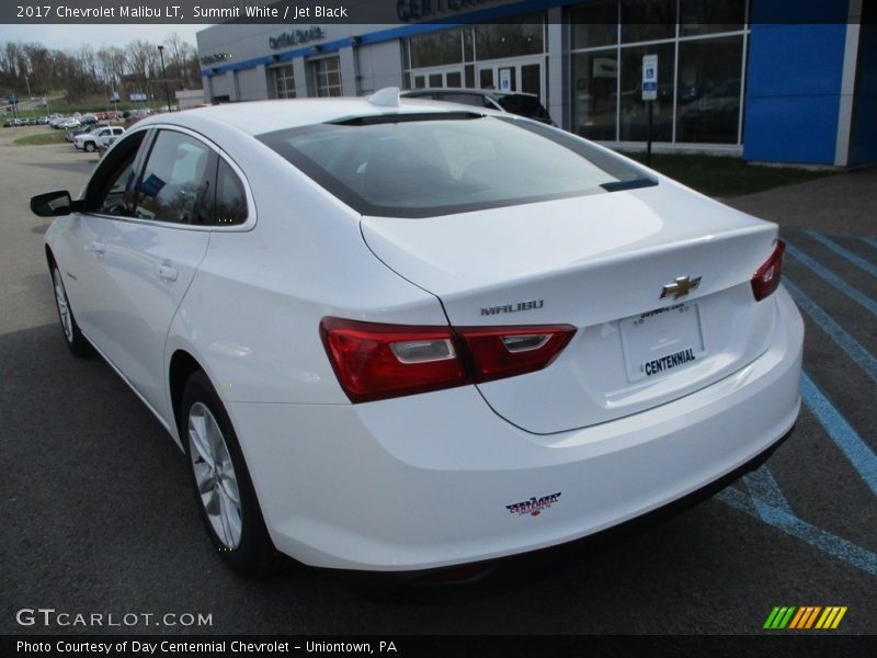 Summit White / Jet Black 2017 Chevrolet Malibu LT