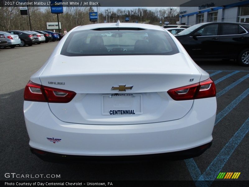 Summit White / Jet Black 2017 Chevrolet Malibu LT