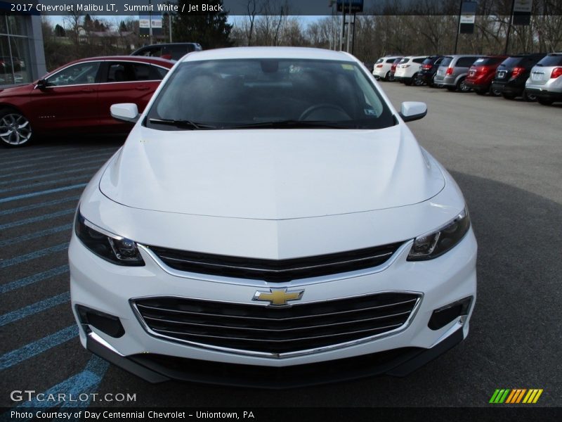 Summit White / Jet Black 2017 Chevrolet Malibu LT