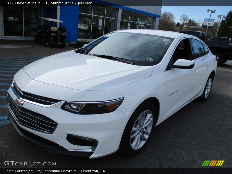 Summit White / Jet Black 2017 Chevrolet Malibu LT