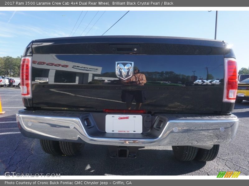 Brilliant Black Crystal Pearl / Black 2017 Ram 3500 Laramie Crew Cab 4x4 Dual Rear Wheel