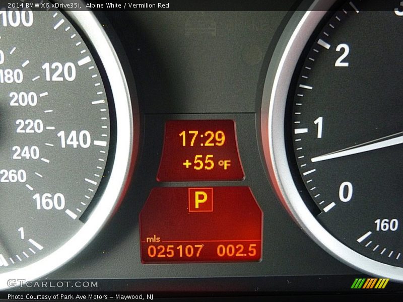 Alpine White / Vermilion Red 2014 BMW X6 xDrive35i