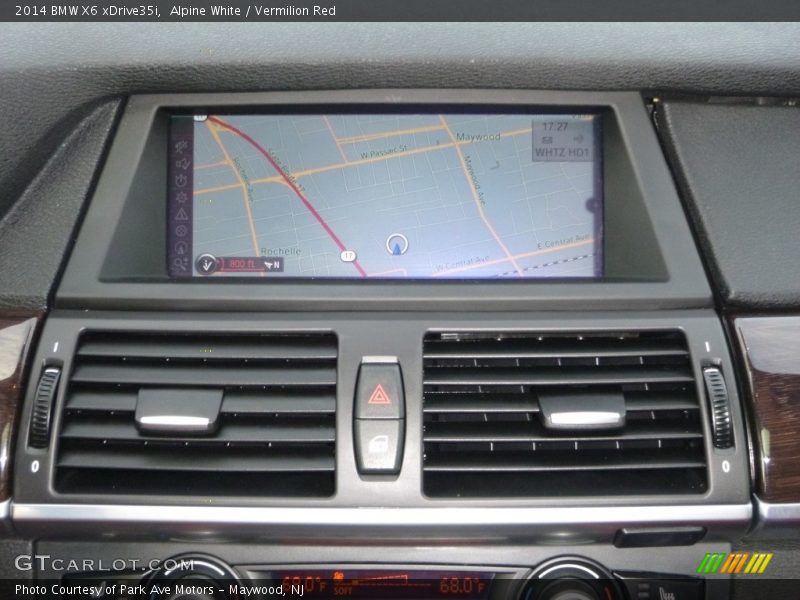 Alpine White / Vermilion Red 2014 BMW X6 xDrive35i