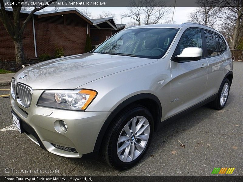 Mineral Silver Metallic / Mojave 2014 BMW X3 xDrive28i