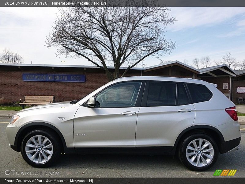 Mineral Silver Metallic / Mojave 2014 BMW X3 xDrive28i