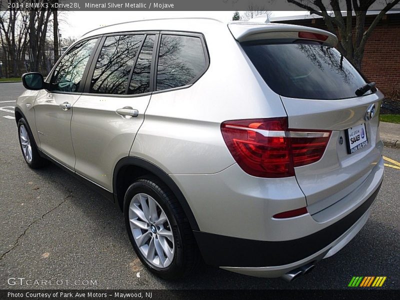 Mineral Silver Metallic / Mojave 2014 BMW X3 xDrive28i