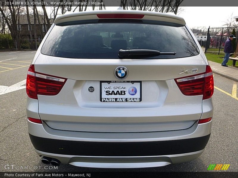 Mineral Silver Metallic / Mojave 2014 BMW X3 xDrive28i