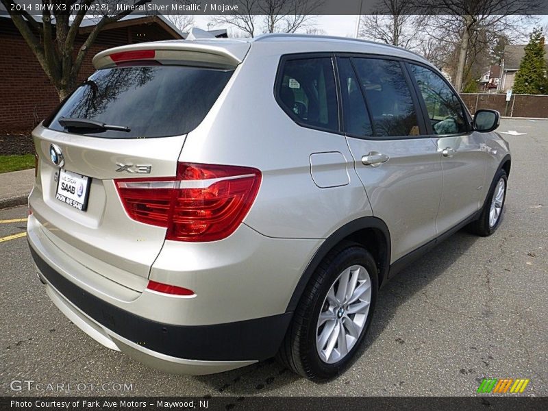 Mineral Silver Metallic / Mojave 2014 BMW X3 xDrive28i