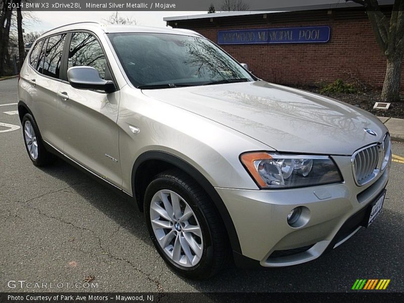 Mineral Silver Metallic / Mojave 2014 BMW X3 xDrive28i