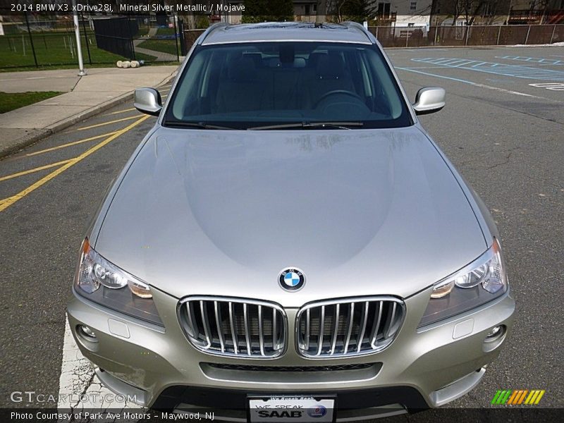 Mineral Silver Metallic / Mojave 2014 BMW X3 xDrive28i