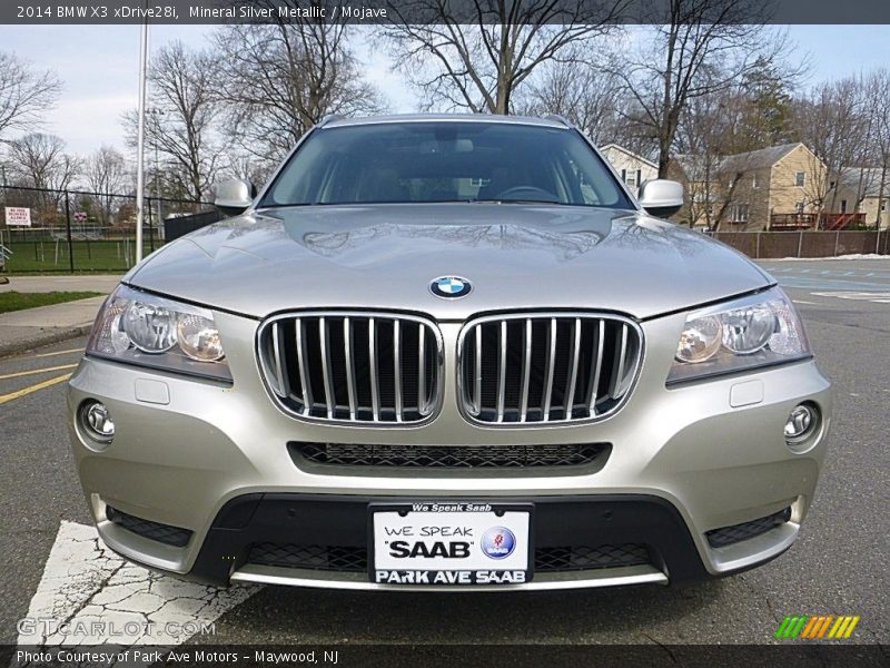 Mineral Silver Metallic / Mojave 2014 BMW X3 xDrive28i