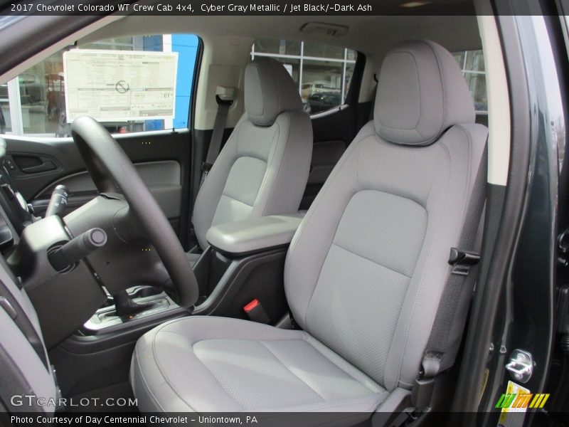 Cyber Gray Metallic / Jet Black/­Dark Ash 2017 Chevrolet Colorado WT Crew Cab 4x4